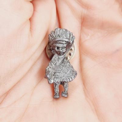 PEWTER NATIVE AMERICAN PIN