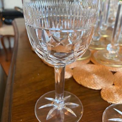 Crystal White Wine Glasses from Bohemia
