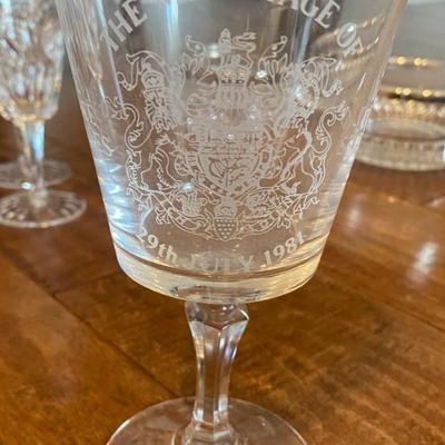 Lady Diana Spencer & Prince Of Wales 1981 Marriage Commemorative  Goblet 