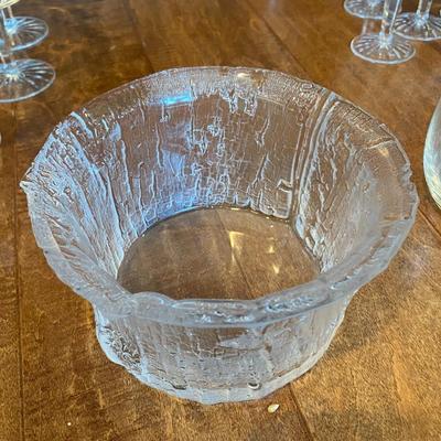 1 - Finnish Art Glass Bowl  