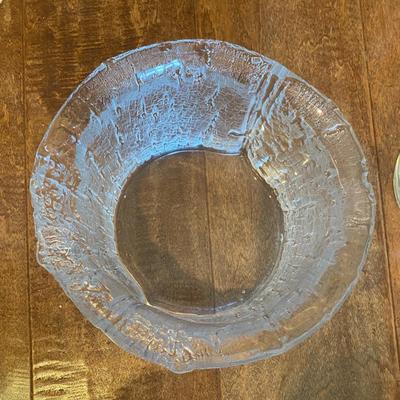 1 - Finnish Art Glass Bowl  