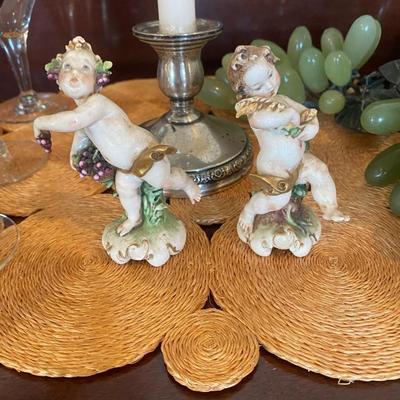 vintage Capo di Monte small figurines 