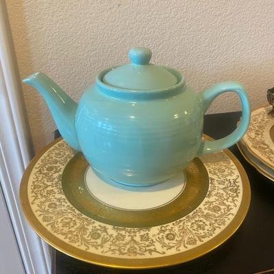 Light Jade GreenTeapot 