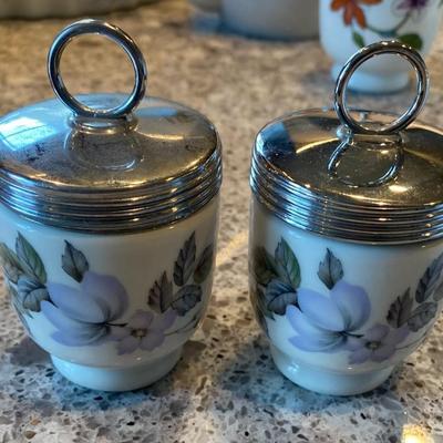2 Royal Worcester Egg Coddlers