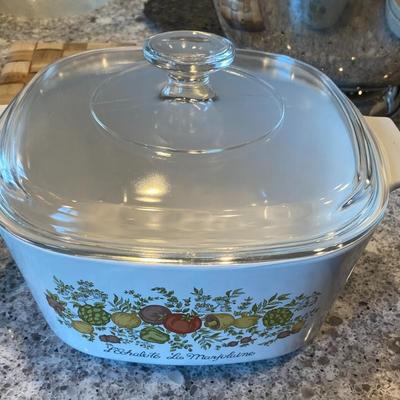 Corning Ware Harvest Vegetable Casserole Dishes