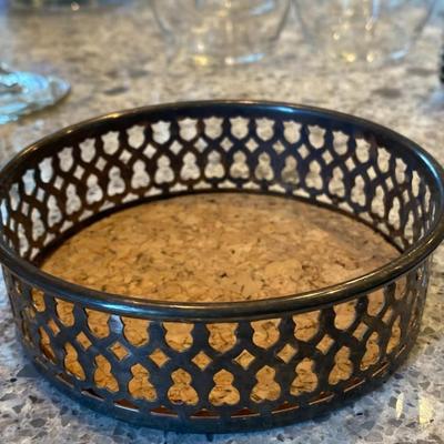 Wine bottle coaster, champgne bottle stopper,  plus Tumbler wine glasses