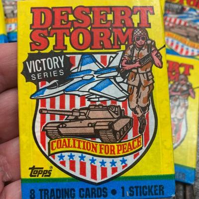 Desert Storm  Victory Series Coalition of Peace Topps Trading Cards Sealed Wax Packa