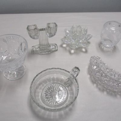 Clear Glass Candy Dishes Home Decor