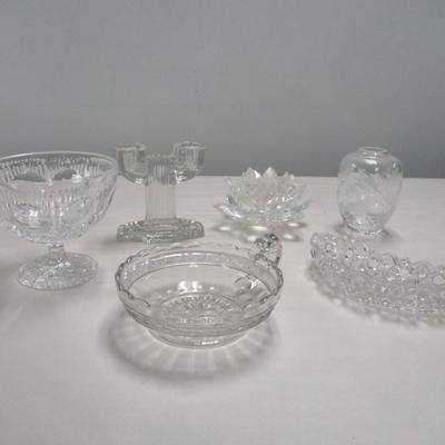 Clear Glass Candy Dishes Home Decor