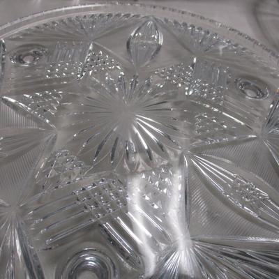 Clear Glass Serving Platters