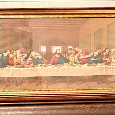 Vintage framed print- religious