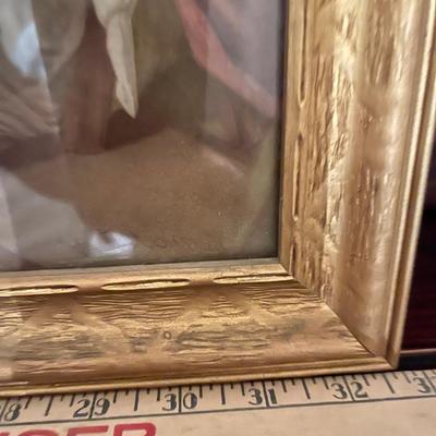 Vintage framed print- religious