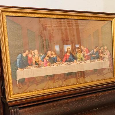 Vintage framed print- religious