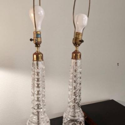 Two Waterford Lamps