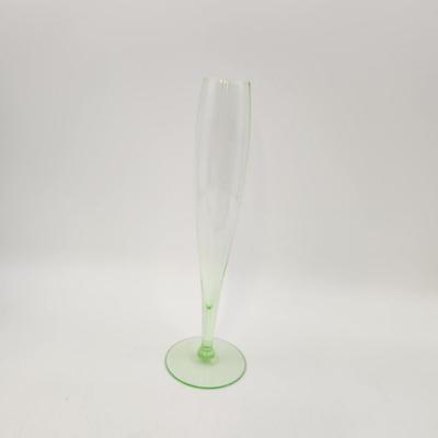 TALL URANIUM GLOWING GREEN FLUTE