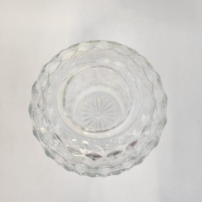 VINTAGE FOSTORIA 2 PC ROUND TEA LIGHT FAIRY CANDLE LAMP