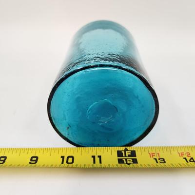 BRILLIANT TURQUOISE BUBBLE APOTHECARY CONTAINER