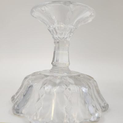 BEAUTIFUL VINTAGE CLEAR GLASS CANDY DISH