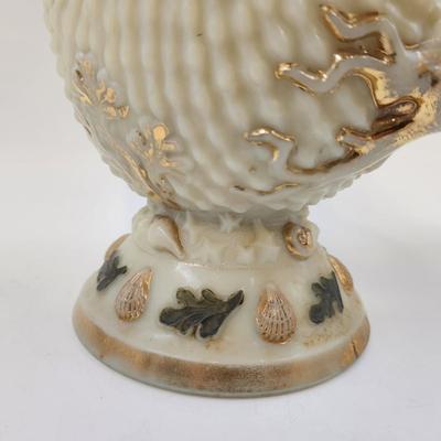 NORTHWOOD CUSTARD ARGONAUT SHELL PITCHER