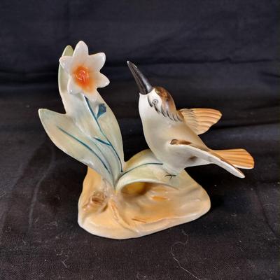 Porcelain Humming Bird - Occupied Japan