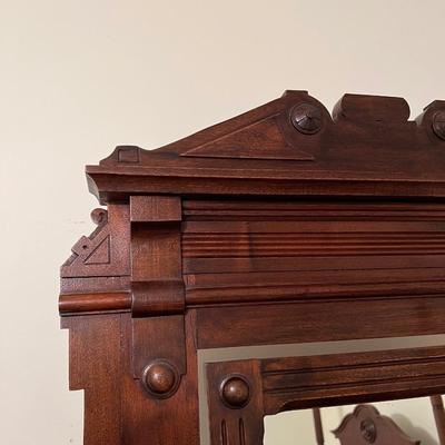 Mahogany Victorian Eastlake Style Dresser