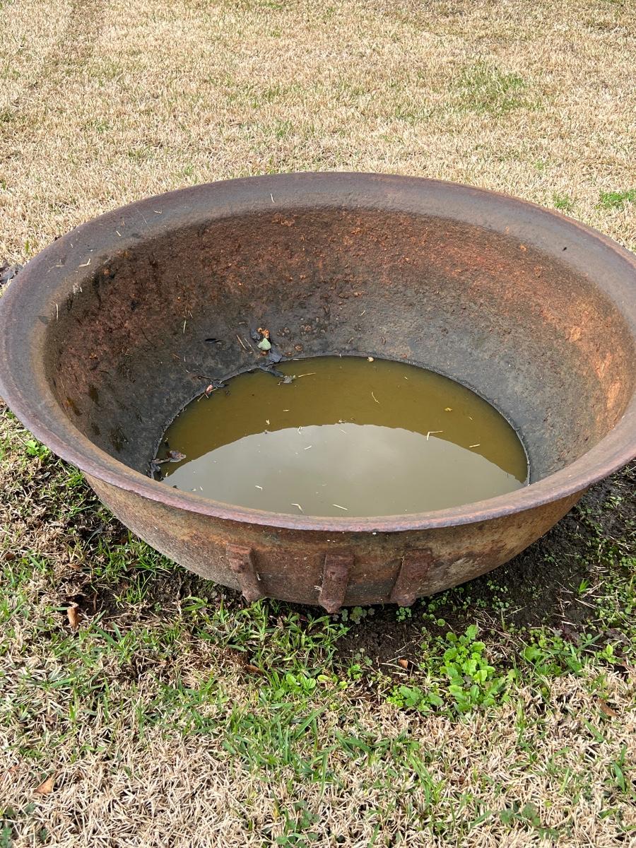 Huge Authentic Cast Iron Sugar Kettle THE REAL DEAL *Read Details