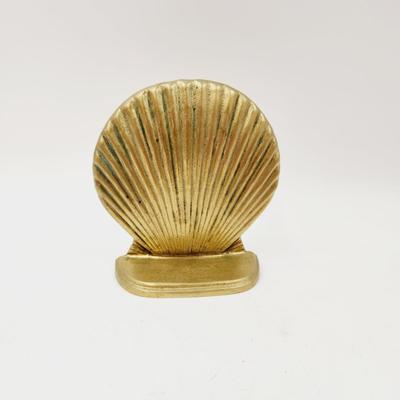 SOLID BRASS SEA SHELL DECOR