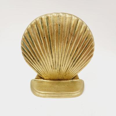 SOLID BRASS SEA SHELL DECOR