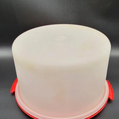 Tupperware Cake Plate