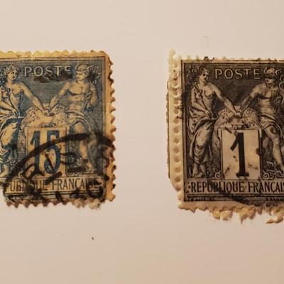Vintage France Stamps