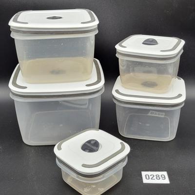 5 Pc Food Storage Lot