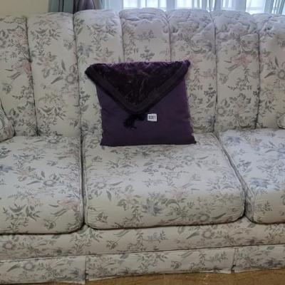 Floral Print Sofa