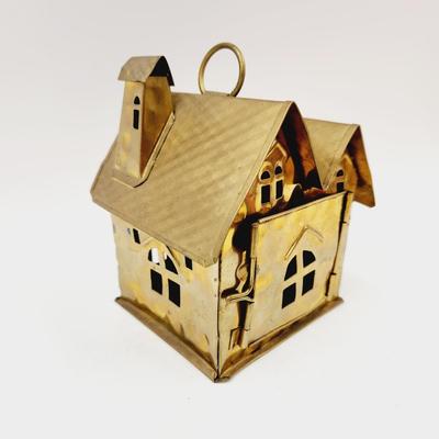 CUTE BRASS TEA LIGHT HOME HANGING CANDLE HOLDER