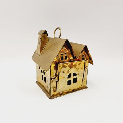 CUTE BRASS TEA LIGHT HOME HANGING CANDLE HOLDER
