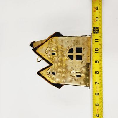 CUTE BRASS TEA LIGHT HOME HANGING CANDLE HOLDER