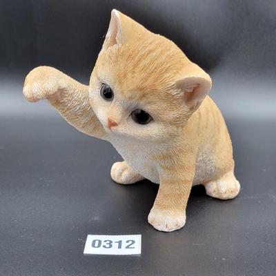 Resin Playful Kitten