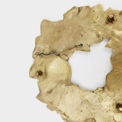 SOLID BRASS WREATH TRIVET