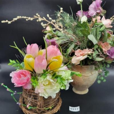 Artificial Floral Arrangement Lot