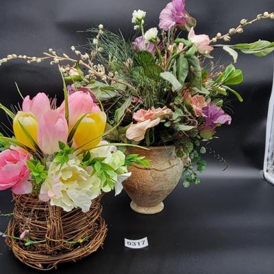 Artificial Floral Arrangement Lot