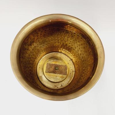 BEAUTIFUL BRASS HAMMERED PLANTER