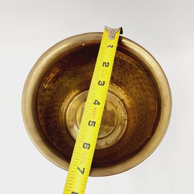 BEAUTIFUL BRASS HAMMERED PLANTER