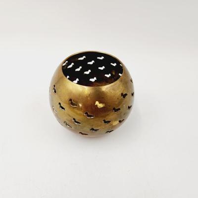 CUTE SOLID BRASS DUCK DESIGN CANDLE / STUFF HOLDER