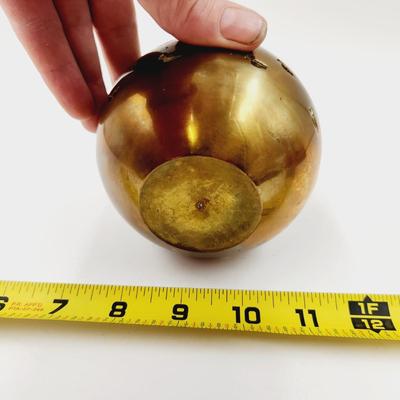 CUTE SOLID BRASS DUCK DESIGN CANDLE / STUFF HOLDER