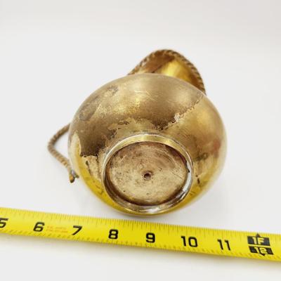 CUTE BRASS ROPE DESIGN SMALL SOLID PITCHER