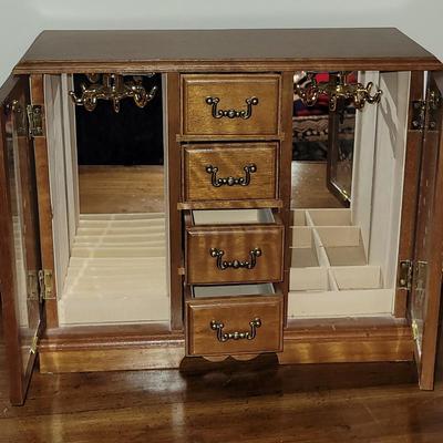 Table / Dresser Top Jewelry Cabinet