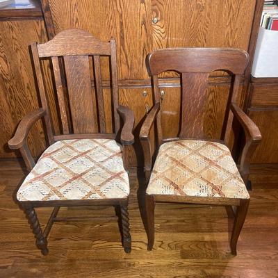 A Pair of Wooden chairs