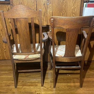 A Pair of Wooden chairs