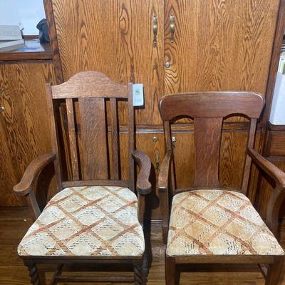 A Pair of Wooden chairs