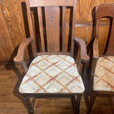 A Pair of Wooden chairs