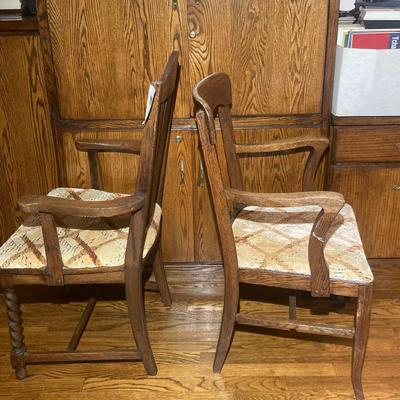 A Pair of Wooden chairs